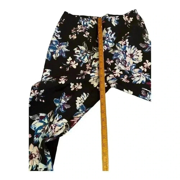 Time and Tru Women's Floral High Rise Skinny Jegging Pants Size 8 refer to pics - Picture 4 of 7